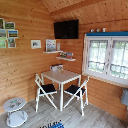 Hotel Tinyhouse Am Fluss Otterndorf Exterior foto